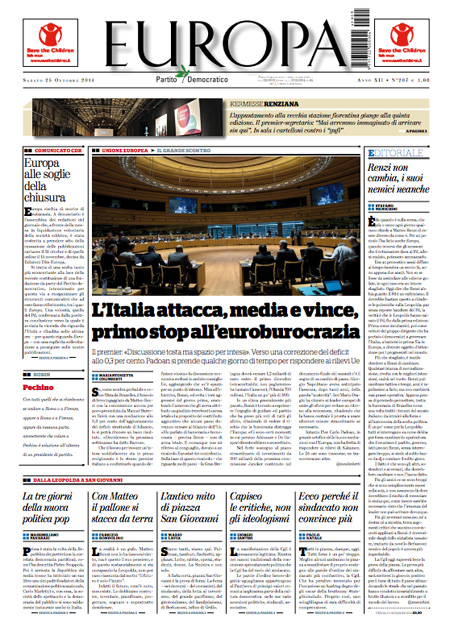 Il quotidiano “Europa” sta per chiudere, dicono i suoi giornalisti