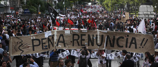 Manifestazione a Città del Messico.
(AP Photo/Marco Ugarte)