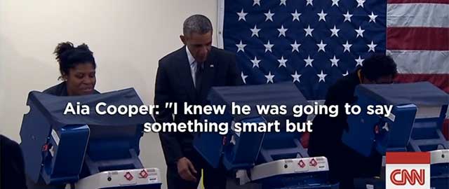 Un tizio ha detto a Obama: «Signor presidente, non tocchi la mia ragazza»