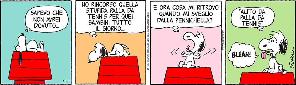 Peanuts 2014 ottobre 3
