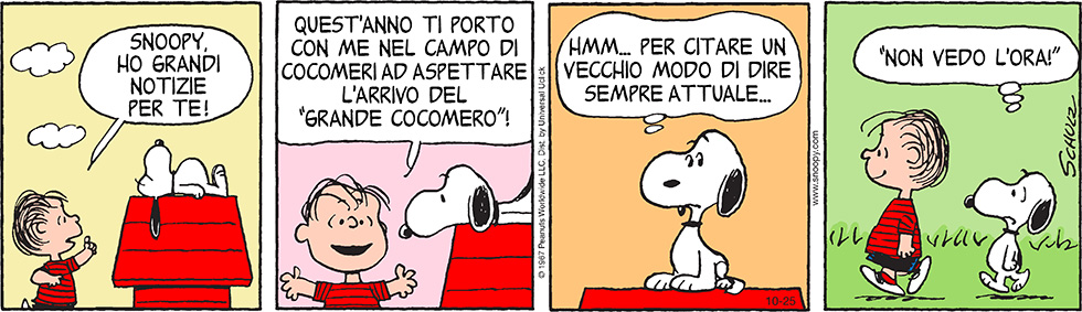 Peanuts 2014 ottobre 25
