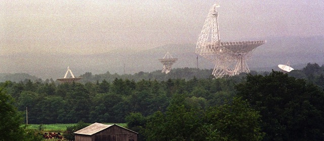 Il radioscopio Robert C. Byrd nel 2001 (AP Photo/Chris Dorst)