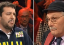 La discussione tra Matteo Salvini e Antonio Pennacchi a Ballarò