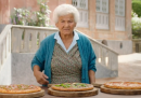 Anziani di Sorrento assaggiano le nuove pizze di Pizza Hut
