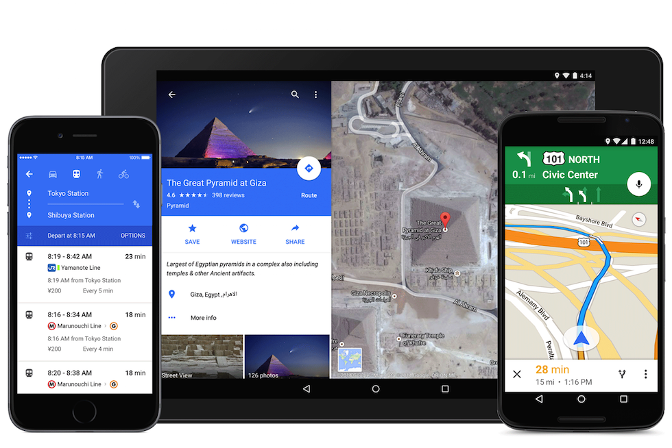 Google Maps - Material Design