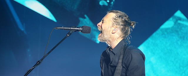 XXX of Radiohead performs live on stage at Sydney Entertainment Centre on November 12, 2012 in Sydney, Australia.