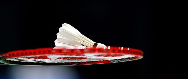 DUBAI, UNITED ARAB EMIRATES - DECEMBER 19: A shuttlecock is pictured during day three of the BWF Destination Dubai World Superseries Finals at the Hamdan Sports Complex on December 19, 2014 in Dubai, United Arab Emirates. (Photo by Warren Little/Getty Images for Falcon)