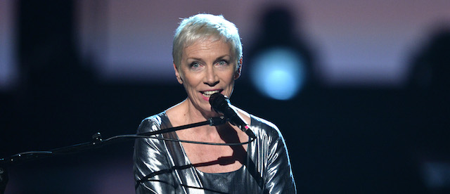 LOS ANGELES, CA - JANUARY 27: Recording artist Annie Lennox of Eurythmics performs onstage during "The Night That Changed America: A GRAMMY Salute To The Beatles" at the Los Angeles Convention Center on January 27, 2014 in Los Angeles, California. (Photo by Kevin Winter/Getty Images for NARAS)