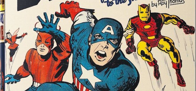 La copertina del libro 75 years of Marvel Comics, pubblicato da Taschen
