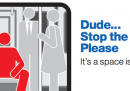 La campagna contro quelli che si siedono a gambe larghe in metro, a New York