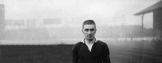 25th November 1935: Alec Massie, right half and captain of Heart of Midlothian FC. Hearts' official name comes from a dance hall on the Canongate in the Old Town area of Edinburgh where young men of the city gathered and decided to form a football team. It was also previously a prison in the area. (Photo by A. Hudson/Topical Press Agency/Getty Images)