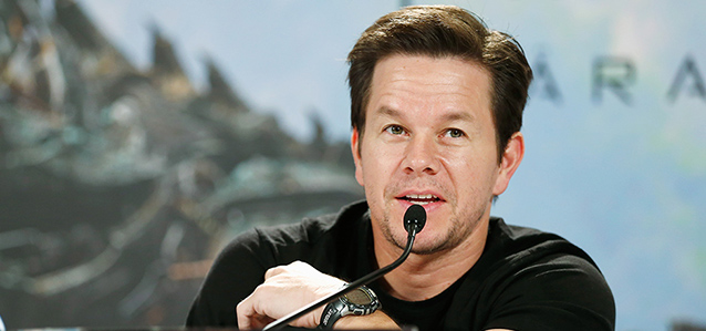 BERLIN, GERMANY - JUNE 30: Actor Mark Wahlberg attends the Transformers: Age of Extinction press conference (german title: Transformers - Aera des Untergangs) at Ritz Hotel on June 30, 2014 in Berlin, Germany. (Photo by Andreas Rentz/Getty Images for Paramount Pictures)