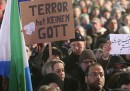 La manifestazione contro il razzismo di Berlino