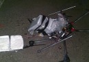 Il drone per trasporto di droga precipitato a Tijuana