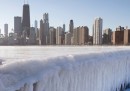 Le foto di Chicago ghiacciata, bellissima