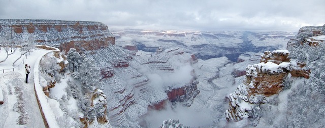 Grand Canyon (Arizona, Stati Uniti), 1 gennaio 2015 (Pagina Flickr del Parco nazionale del Grand Canyon)