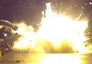 Il video dell'esplosione del razzo di SpaceX