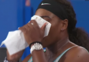 Serena Willams ha ordinato un espresso durante una partita di tennis