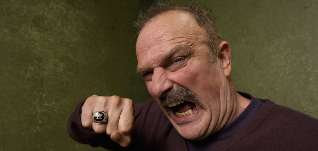 PARK CITY, UT - JANUARY 23: Wrestler Jake "The Snake" Roberts from "The Resurrection of Jake The Snake Roberts" poses for a portrait at the Village at the Lift Presented by McDonald's McCafe during the 2015 Sundance Film Festival on January 23, 2015 in Park City, Utah. (Photo by Larry Busacca/Getty Images)
