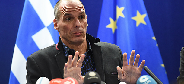 Yanis Varoufakis. (EMMANUEL DUNAND/AFP/Getty Images)