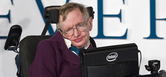 British scientist Stephen Hawking attends the UK premiere of the film 'The Theory of Everything' in London on December 9, 2014. The film is based on the memoir Travelling to Infinity: My Life with Stephen, by Jane Hawking, and stars Eddie Redmayne protraying the renowned astrophysicist Stephen Hawking. AFP PHOTO / JUSTIN TALLIS (Photo credit should read JUSTIN TALLIS/AFP/Getty Images)