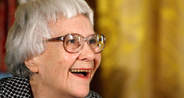 Harper Lee dopo aver ricevuto la Medaglia presidenziale per la libertà, il più alto riconoscimento civile americano, 5 novembre 2007. 
(Chip Somodevilla/Getty Images)