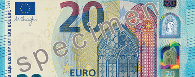 I nuovi 20 euro