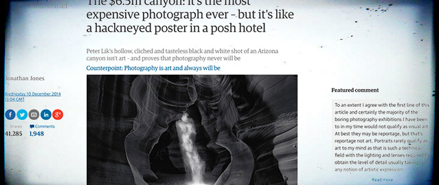 Le foto di Peter Lik, stracriticate e stravendute