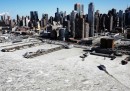 Manhattan ghiacciata, fotografata