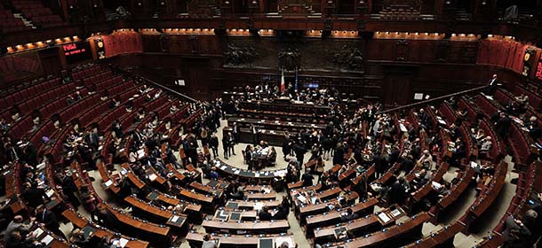 Foto Fabio Cimaglia / LaPresse
Roma 19-02-2015
Politica
Camera dei Deputati. Voto di fiducia al Decreto sulla proroga dei termini
Nella foto la Camera dei Deputati

Photo Fabio Cimaglia / LaPresse
Rome 19-02-2015
Politic
Chamber of Deputies. Vote on the Decree on the extension of the terms
In the photo the Chember of Deputies