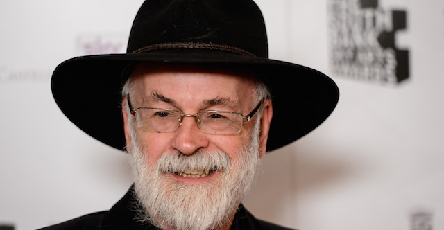 LONDON, ENGLAND - MAY 01: Terry Pratchett attends the South Bank Sky Arts Awards at Dorchester Hotel on May 1, 2012 in London, England. (Photo by Ian Gavan/Getty Images)
