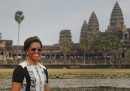 Le foto di Michelle Obama in Cambogia 