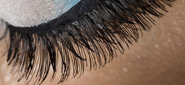 LONDON, ENGLAND - FEBRUARY 20: Detail of models eyelashes during Fashion East at London Fashion Week Fall/Winter 2015/16 at ICA on February 20, 2015 in London, England. (Photo by Miles Willis/Getty Images)