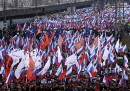 Le foto della manifestazione di Mosca