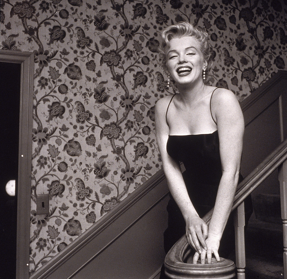 Marilyn Monroe sulle scale