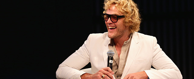 DUBAI, UNITED ARAB EMIRATES - OCTOBER 31: Emilio Pucci Creative Director Peter Dundas during the 'Heritage Moving Forward' Fashion Talks at the Vogue Fashion Dubai Experience on October 31, 2014 in Dubai, United Arab Emirates. (Photo by Andreas Rentz/Getty Images for Vogue &amp; The Dubai Mall)