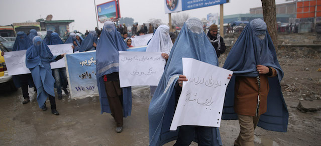 Kabul, Afghanistan, 5 marzo 2015.
(AP Photo/Massoud Hossaini)