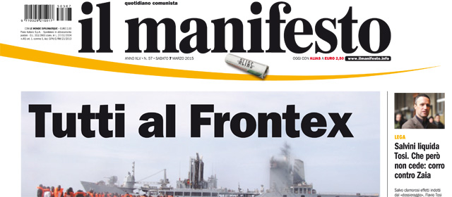 Le prime pagine di sabato 7 marzo 2015