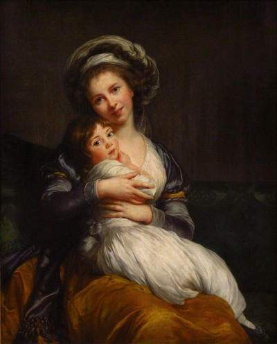 Louise Élisabeth Vigée Le Brun, Autoritratto con la figlia Jean-Lucie