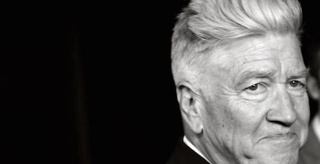 LOS ANGELES, CA - APRIL 01: (EDITORS NOTE: This image was shot in black and white. No color version available.) Filmmaker David Lynch attends the David Lynch Foundation's DLF Live presents "The Music Of David Lynch" at The Theatre at Ace Hotel on April 1, 2015 in Los Angeles, California. (Photo by Kevin Winter/Getty Images)