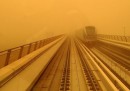 La tempesta di sabbia a Dubai