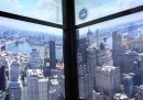 La costruzione di New York dal 1500 a oggi, in time lapse nell'ascensore del One World Trade Center