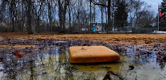 This Closter, N.J., field was once used for competitive Little League games but now is mainly a practice field for locals. Illustrates BASEBALL (category s), by Marc Fisher (c) 2015, The Washington Post. Moved Sunday, April 05, 2015. (MUST CREDIT: Washington Post photo by Michael S. Williamson).