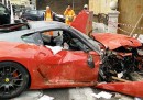 L’incidente della Ferrari nel centro di Roma