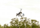 Il girocottero atterrato sul prato del Campidoglio a Washington DC - video