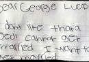 La lettera di un bambino a George Lucas