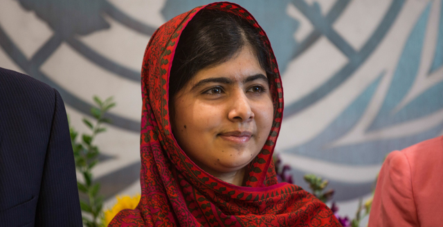 Malala Yousafzai. (Andrew Burton/Getty Images)