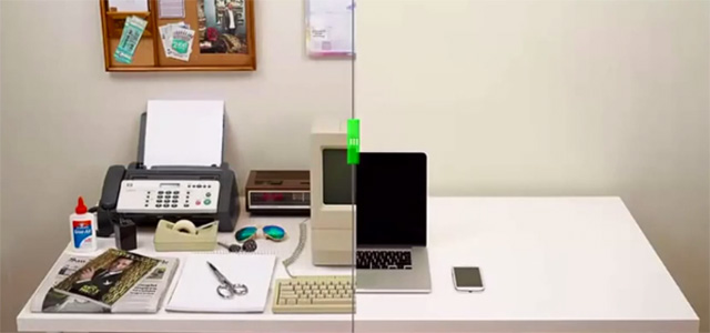 Immagine tratta dal video Vimeo "The Evolution of a Desk"