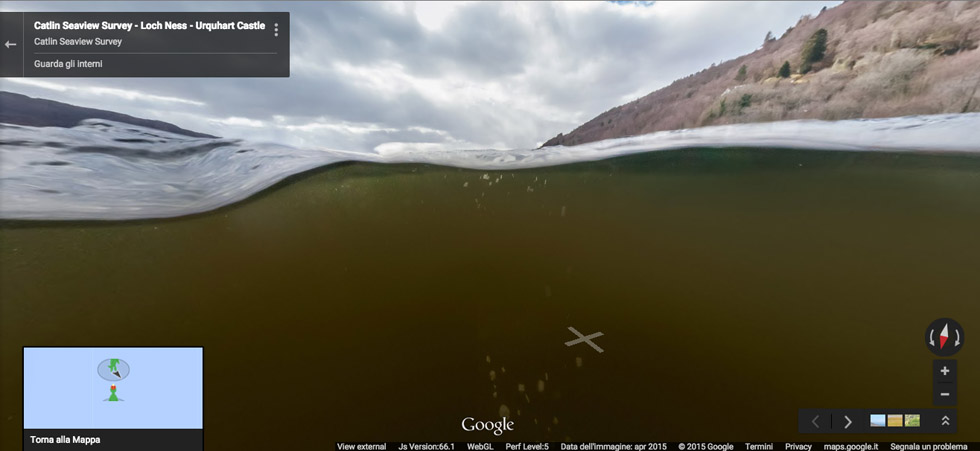 Il mostro di Loch Ness nel Doodle di Google 