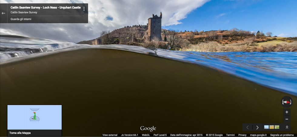 Il mostro di Loch Ness nel Doodle di Google 